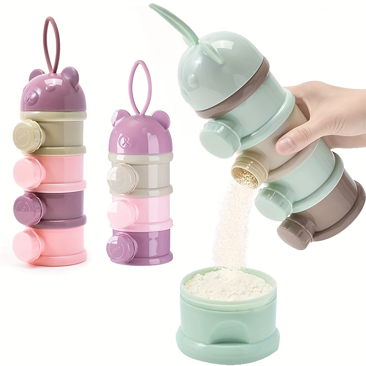 Baby Food Options - Contenitore per latte in polvere per