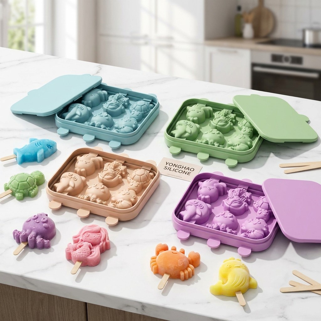 Baby Food Jelly - Stampo in Silicone a 6 Cavità