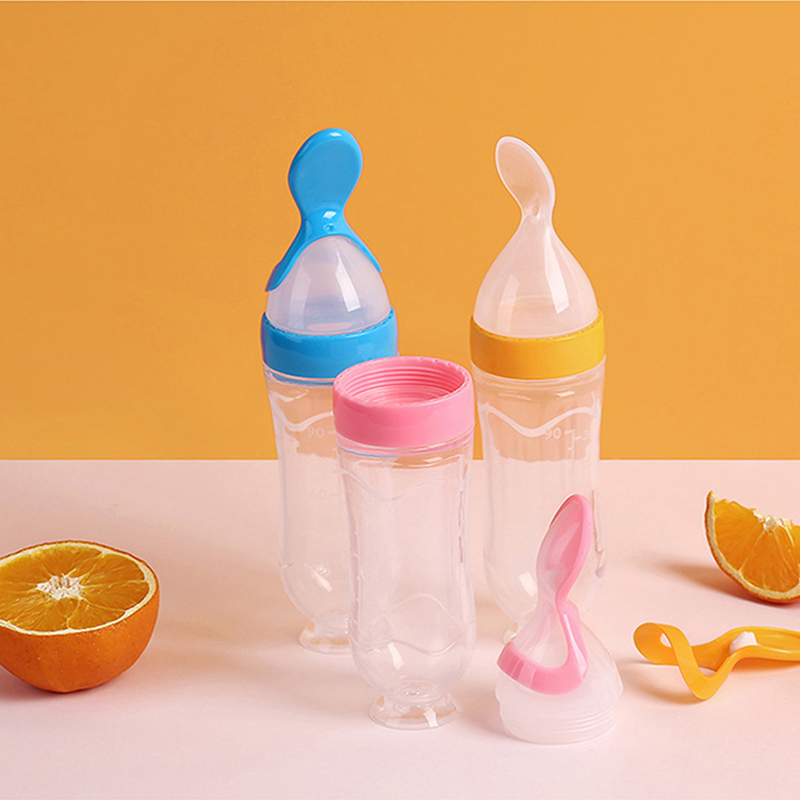 Baby Food Guide - Spremere il biberon in silicone Neonato