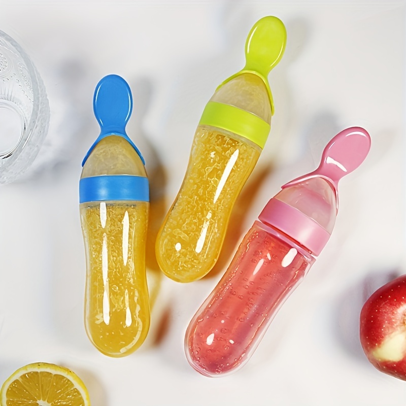 Baby Food Guide - Biberon in silicone per l'allattamento del