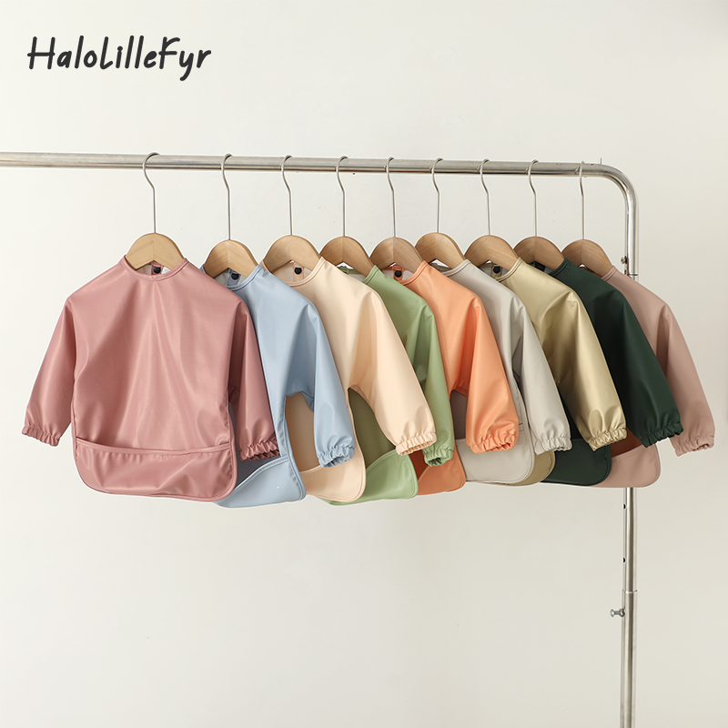 Bib Long Sleeve - Bavaglini per bambini Panno per ruttini