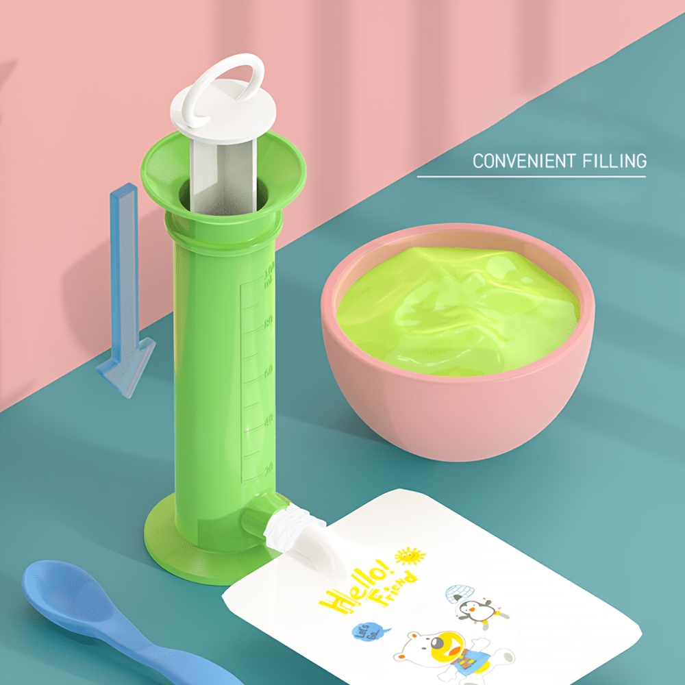 Baby Food Pouches 1 Year Old - Strumento per il riempimento di alimenti