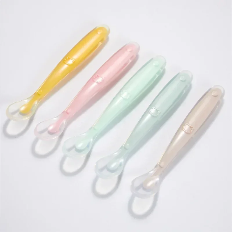 Baby Food Guide - Cucchiaio per bambini in silicone morbido