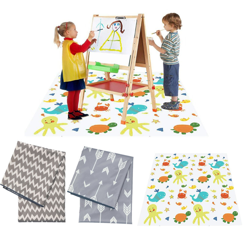 Highchair Splash Mat - Tappetino antispruzzo per seggiolone protezione antiscivolo