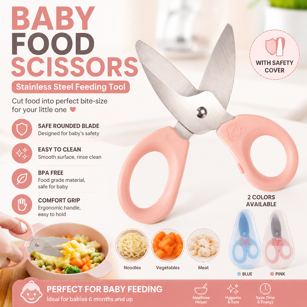 Baby Kitchen Food - Forbici per Alimenti per Bambini in