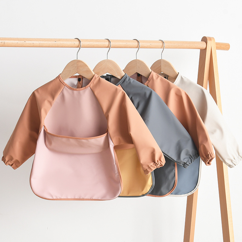Bavaglini in PU a maniche lung - Bib Long Sleeve recensione e prezzo