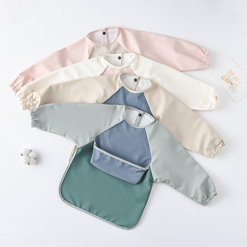 Bavaglini in PU a maniche lung - Bib Long Sleeve recensione e prezzo