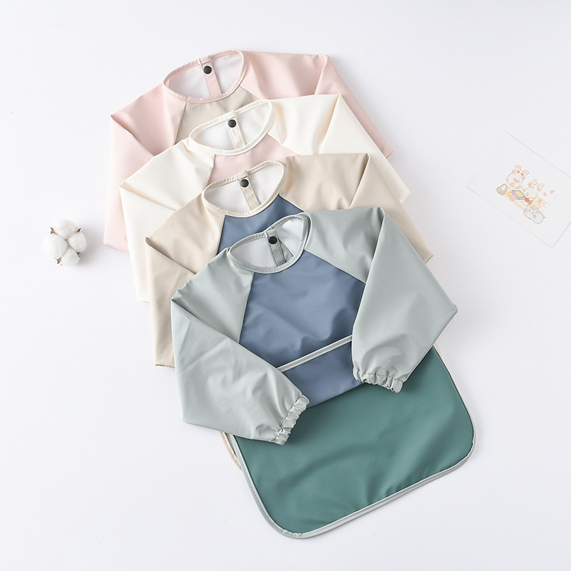 Bavaglini in PU a maniche lung - Bib Long Sleeve recensione e prezzo