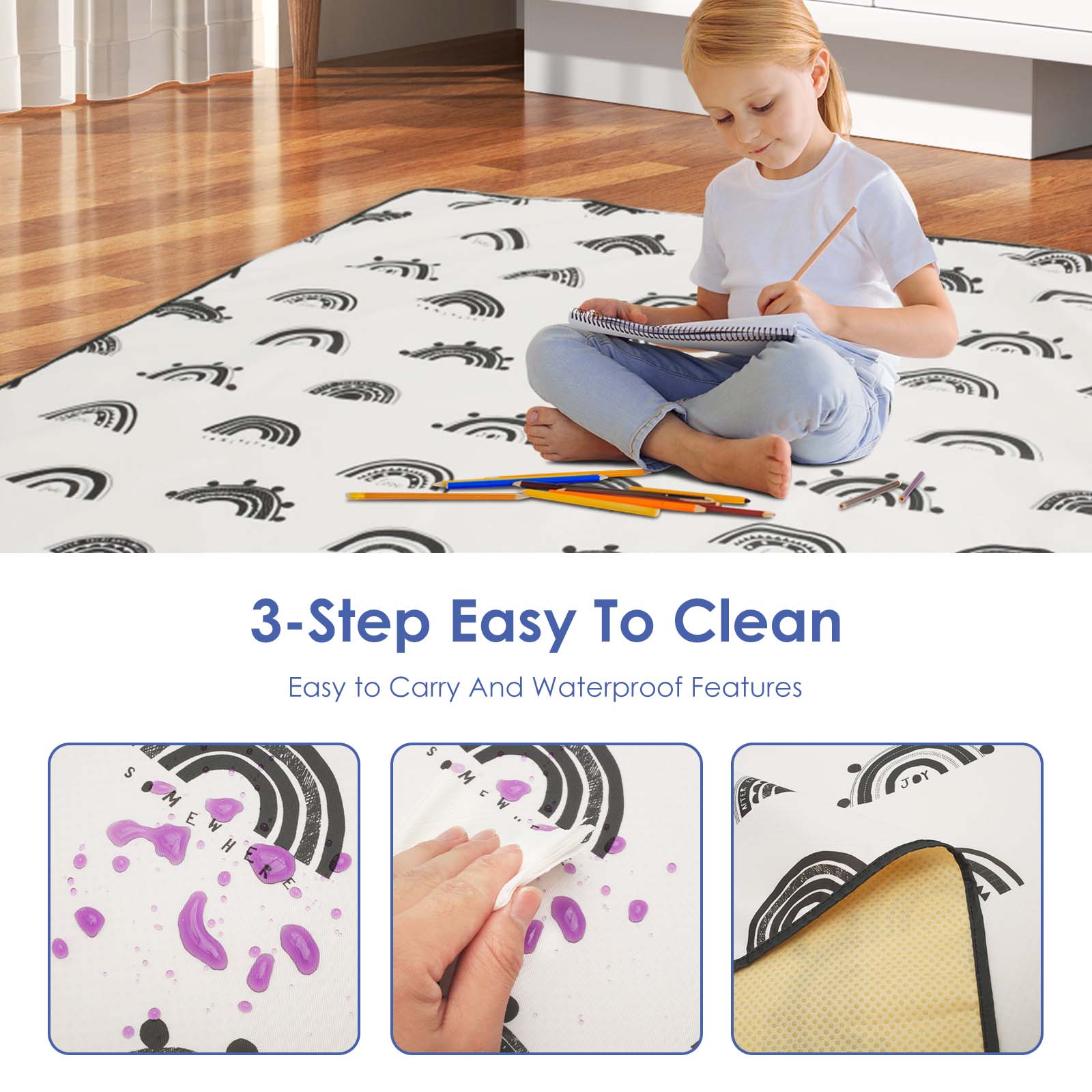 Tappetino antiscivolo per segg - Highchair Splash Mat recensione e prezzo