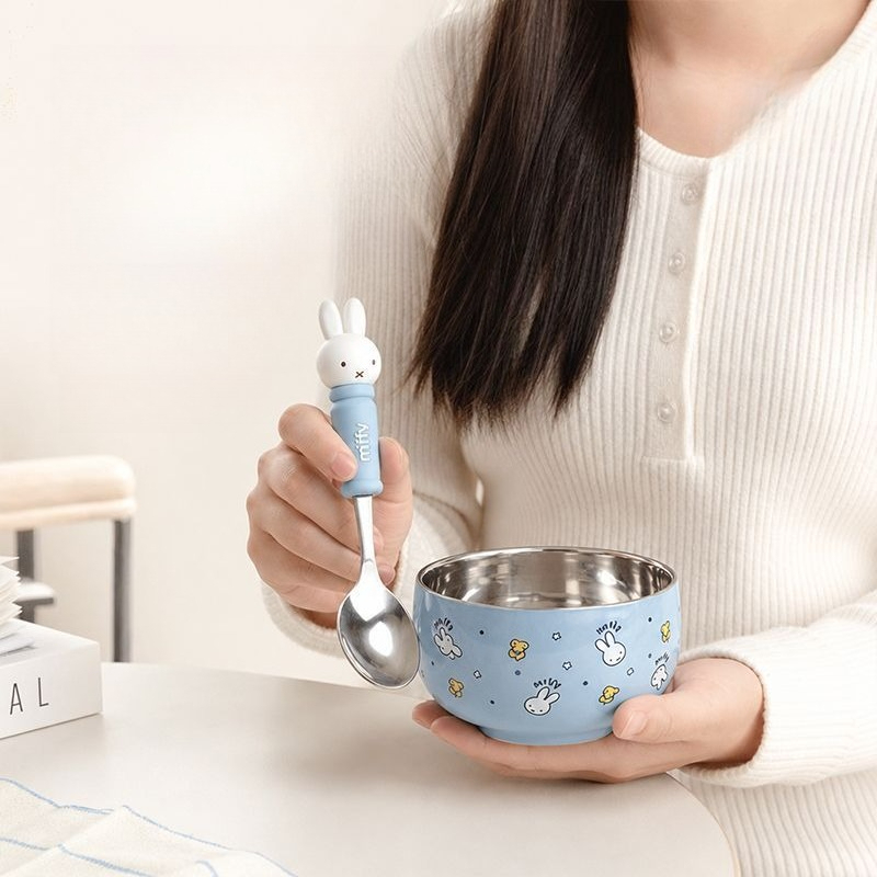 Cartoon Kawaii Miffy Ciotola i - Baby Food Japan recensione e prezzo