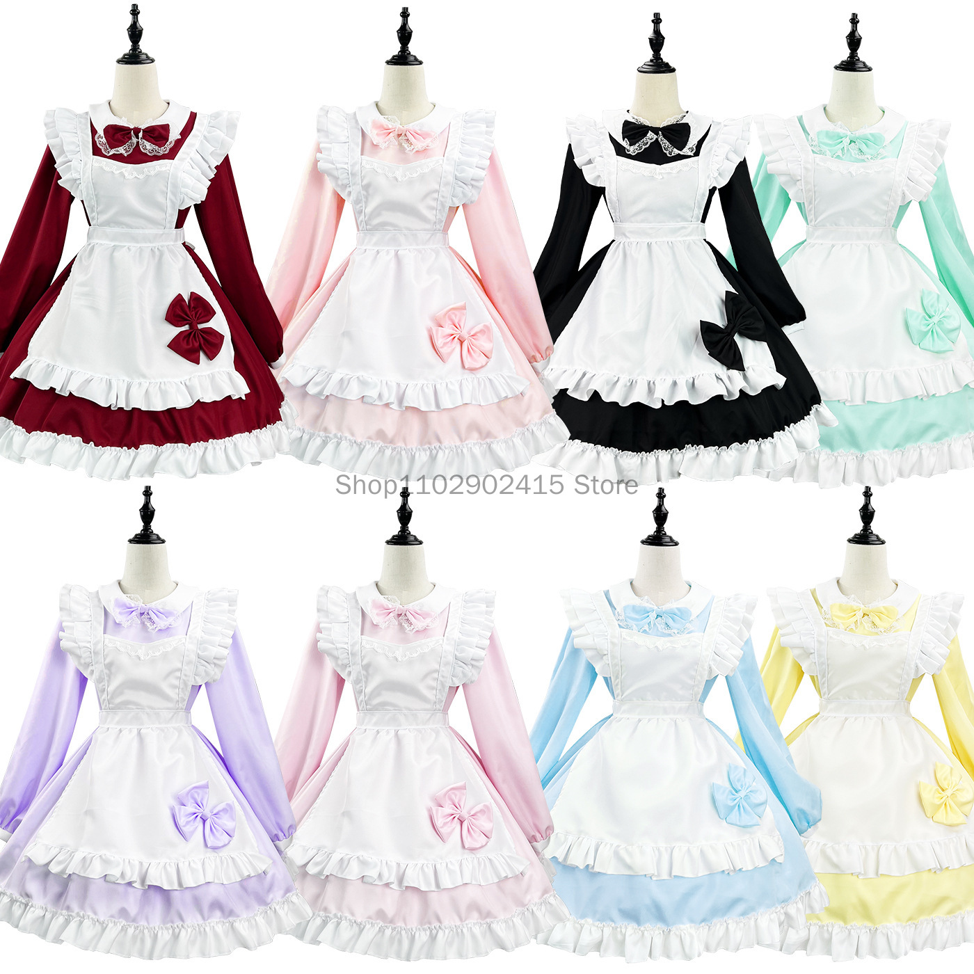 Cameriera giapponese Cosplay C - Bib Long Sleeve recensione e prezzo