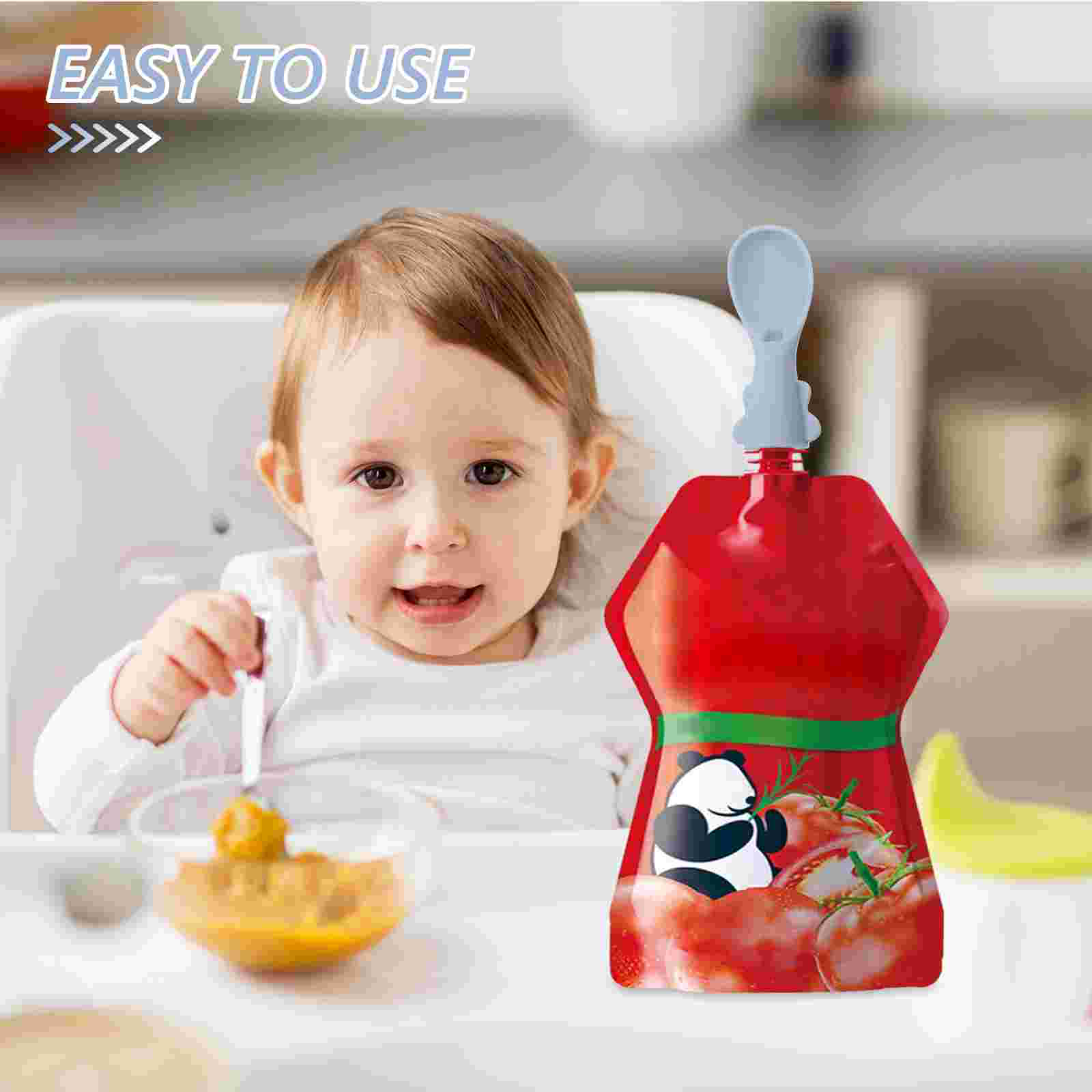 Set di cucchiai per borsa per  - Baby Food Pouches 1 Year Old recensione e prezzo