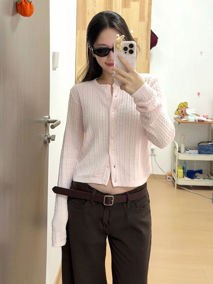 Twist Flower Baby Pink Maglion - Bib Long Sleeve recensione e prezzo