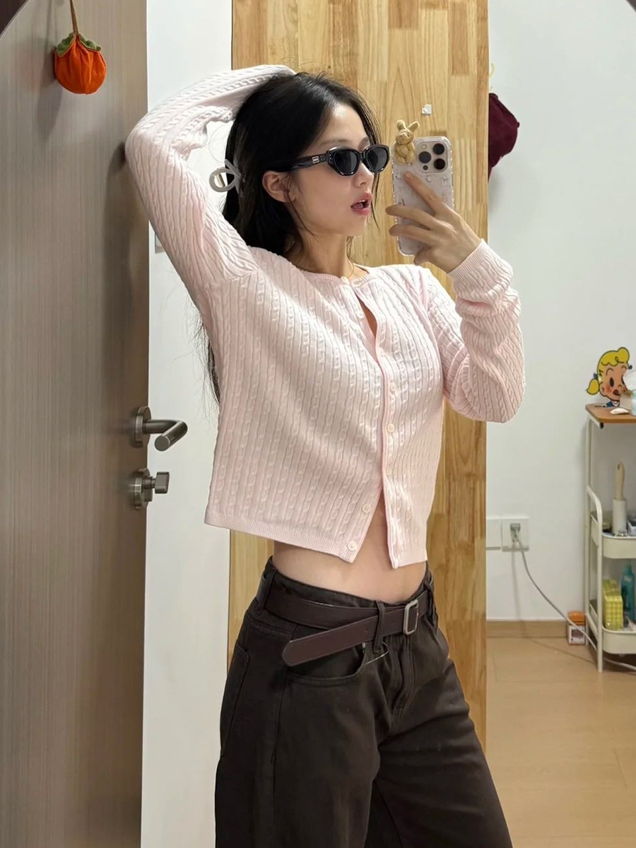 Twist Flower Baby Pink Maglion - Bib Long Sleeve recensione e prezzo